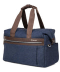 Underseat Carry On Tote Bag For Weekends And Overnight Trips Soft Sided Travel Buddy With Durable DuraGuard Fabric Navy Blue