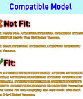 Compatibility chart for Replacement Mop Pads For Robot Vacuums, Washable Reusable Microfiber Soft Pads. Models listed as fit or not fit.