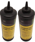 Original Equipment Powdered Graphite For High Speed Seed Planters 2 Pack Reduces Wear On Plate Mechanisms Keeps Seed Flow Smooth Prevents Gummy Deposits And Seed Clumping OEM TY26253 2, two black bottles with yellow labels