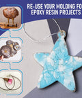 Heavy Duty Epoxy Resin Tape for Molding and River Tables, Heat Resistant Silicone Release Tape used in craft projects.