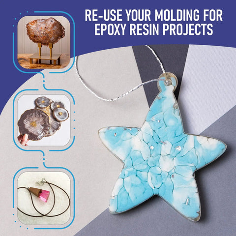 Heavy Duty Epoxy Resin Tape for Molding and River Tables, Heat Resistant Silicone Release Tape used in craft projects.