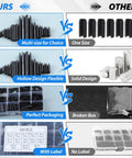 Comparison of 550 Piece Roll Pin Set With Storage Case For Diy Home Improvement And Auto Repair Slotted Hollow Roll Pins Made From 65Mn Steel With Black Oxide Finish Expansion Pins That Flush Install Includes Sizes M1.5 Through M6 against others