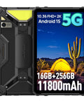 Badass Rugged 5G Tablet With 10.36 Inch FHD Plus 2K Display, 11800 Mah Powerhouse Battery, IP68 Certified, Android 14, 16 Gb Ram 256 Gb Storage Expands To 2 Tb, Dual Cameras, Gps Nfc For Outdoor Grinds in outdoor setting.