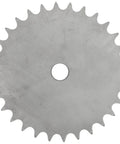 Top Shelf Stainless Steel Type A Sprocket Built Damn Tough For Series 40 Chain Features Half Inch Pitch And Forty Five Teeth precision ground silver sprocket.