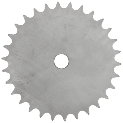 Top Shelf Stainless Steel Type A Sprocket Built Damn Tough For Series 40 Chain Features Half Inch Pitch And Forty Five Teeth precision ground silver sprocket.