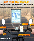 Electric Tricycle For Adults With 750W Peak 1350W Motor And Fat Tire Power 20x4 Folding E Trike 48V 13Ah Battery Three Wheel Ebike With Front And Rear Basket Differential Ultra White Up To 50 Miles In PAS Mode dashboard display, phone holder, twist throttle, and Shimano 7-speed controls