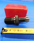 Cat 50 Coolant Thru Retention Knobs Plus Pull Stud Hardware sporting a sharp 45 degree angle, threaded for machining centers.