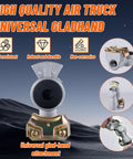 Beefed Up Truck Tire Inflator Kit with Universal Gladhand Connection, rust-resistant and durable construction on display