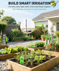 Hands Down Handy Soil Moisture Meter For Plants With Real Time Humidity Sensor And App Remote Monitoring, Perfect For Indoor Outdoor Gardening And Farm Care, Manual Quick Read Or Auto Updates, Requires WiFi Hub HWG023/HWG040, Green in raised-bed garden