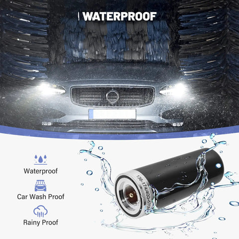 Dual Band Vehicle Ham Radio Antenna 136-174 MHz UHF 400-470 MHz with Lip Mount Bracket waterproof feature illustration