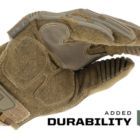 Back view of brown M-Pact Tactical Gloves With Secure Fit, Touchscreen Capable Dexterity, and Tough As Nails Grip For Men, Large