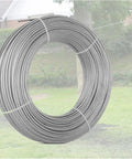 One Quarter Inch Zipline Cable Heavy Duty Galvanized Steel Wire Rope For Home Backyard Zip Line Setup 45 Meters Long 147 Feet