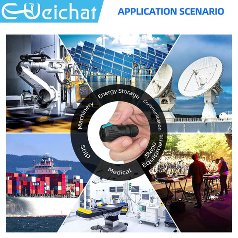 Industrial IP68 Waterproof M12 Aviation Circular Connector application scenarios in automation and communication