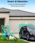 Outdoor Security Camera With 2K 4MP HD Video, Wired Indoor Outdoor Surveillance For Home, Color Night Vision, AI detection demo