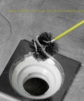 Flexible Drain Snake For Kitchen Sink And Bath Plumbing Portable Bendable Pipe Cleaner Spiral Design removing hair from a drain.