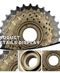 7 Speed Screw On Freewheel For Bikes TZ500-7 14-28 Tooth Gears Durable Steel Cogs Smooth Shifting And Long Lasting Performance