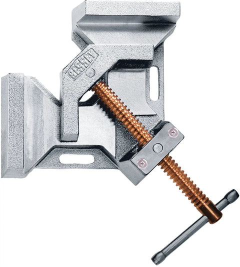 Angle Clamp 90 Degree 7 Inch Cap Clamp For Welding And Woodworking Heavy Duty Cast Iron Body With Copper Plated Spindle
