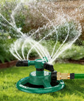 Automatic 360 Rotating Lawn Sprinkler For Large Yard Coverage With Dual Spray Modes And Water Saving Design No Fuss Setup