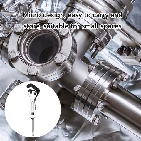 Compact Rough Wrench For Automotive And Furniture Assembly Quick Fixes In Tight Spaces Handy For DIY Enthusiasts And Pros
