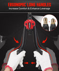 Rivet Nut Tool Bundle NT600 NT700 for DIY and Pros ergonomic handles demonstration with red arrows