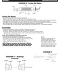 Instruction diagram for Kickin DIY Woodturning Project Kit Featuring Five Ceramic Flag Ballpoint Pen Hardware Sets and Precision Bushings.