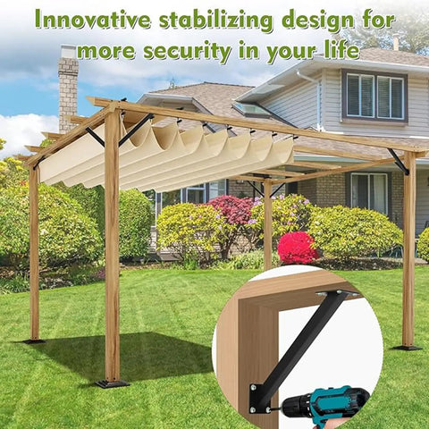 Beefy 2 Piece Heavy Duty 45 Degree Angle Brackets With Inside Joint Corner Braces For Wood Structures Like Pergolas Gazebos Patios And Treehouses Built To Last And Keep Outdoor Projects Rock Solid