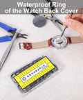 Watch Gasket Kit With 210 Pcs O Ring Seals In 18 Sizes Waterproof Back Cover Rubber Gaskets Replacement For Watches Repair Tools