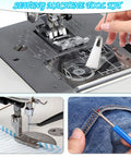 All In One Sewing Machine Cleaning Kit With Tweezers Rippers Screwdrivers Double Headed Brush Lint Brush Silicone Brushes