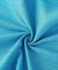 Close-up of aqua blue fabric for "Outdoor Tablecloth With Zipper Umbrella Hole For 60 By 84 Inch Tables Waterproof And Wrinkle Free Stain Resistant".
