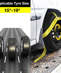 Tow Dolly Basket Straps With Flat Hooks 2 Pack Pro Grade Heavy Duty Fits 14 To 19 Inch Car Tires Full Tire Coverage For Wheel Lifts And Tow Dollies Durable Strap Set on 15-19 inch tire