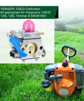 Carburetor Replacement For 128LD 128CD 128L 124C 124L 128C 128LDX 125L 125C 125LD 125R 125RJ 128R 128RJ 128DJX String Trimmers
