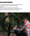 Mechanic adjusting bike wheel with 18Pcs Bike Axle Nuts And Safety Washers Kit M8 M9.5 M10 in forest setting