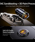Dual Port Usb C Car Charger Delivering Pd 45W And Qc 30W Fast Charge Magic Plug on black background with LED indicator.