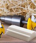 Two Pack Pro Grade 45 Degree Lock Miter Router Bit Setup Jigs For One Half Inch And Three Quarters Inch Stock With Three Quarters Inch And Five Eighths Inch Cutting Height Crown Molding Jig for Miter Saw