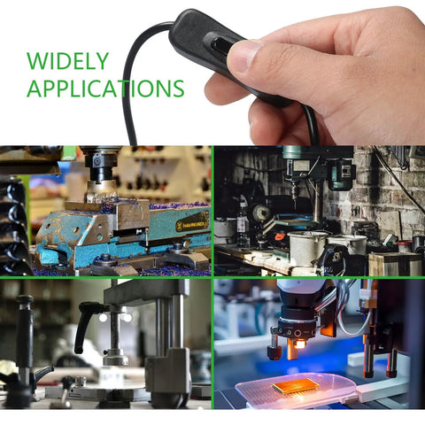 Dead Simple Setup Rock Solid 50Mm Waterproof Led Magnetic Work Light For Cnc Milling Machine Spindle Heavy Duty Work in workshop with tools.