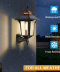 Dope Outdoor Solar Porch Lights With 3 Modes And Motion Sensing For Barn Shed Yard Garage And Chicken Coop Energy Saving