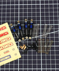 47mm Oil Type Shocks For CR18P Hobbyplus 1/18 Rock Van Front And Rear Upgrade Kit Blue Alloy Bodies With Three Spring Options