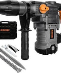 Powerful SDS Max Demolition Rotary Hammer Drill 1 5/8 Inch Concrete Breaker, 13 Amp With High Impact Energy And Low Vibration, drill bits