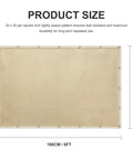4 Feet By 6 Feet Welding Blanket Heavy Duty Flame Retardant Fiberglass Safety Shield With Brass Grommets close-up view
