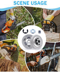 Three Eighths Inch Spur Clutch Drum Sprocket Bearing Kit Five Piece Replacement For Stihl MS311 MS391 Chainsaws scene usage