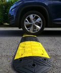 Car crossing Eco XPT Speed Bump Kit With Cable Channel For Private Roads And Parking Lots Heavy Duty Plastic Rubber