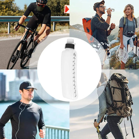 330ml Squeeze Water Bottle With Dust Proof Lid And Curved Design For Mountain Bikers On The Go Totally Great For Travel Running Hiking Gym