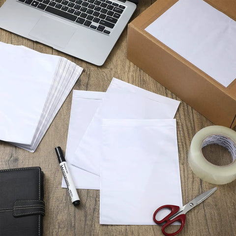 1500 Count Clear Packing List Envelopes 7x10 Inches Self-Adhesive Shipping Label Sleeves Waterproof Bulk Mailing Pouches