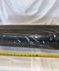 Adjustable Size Tubular Pipe Insulation Slit-To-Size 8 Sticks 18 Inch For Hot And Cold Piping shown in packaging with tape measure