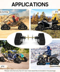 Rear Axle Track Assembly Kit 880mm 35 Inch for Go Karts Buggy Quad UTV ATV Snow Sand Beach Snowmobile DIY Builds Heavy Duty