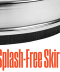 16.5 Inch Surface Cleaner Attachment For Pressure Washers Stainless Steel Up To 4400 PSI featuring splash-free skirt detail