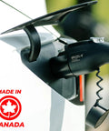 Plug And Play Smart Level 2 EV Charger 40 Amp WiFi Wall Mount with GRIZZL'E connector attached to electric vehicle in Canada.
