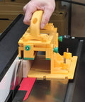 Using Double Pack Pro Model GR-420 With Two Advanced GRR-Ripper Safety Tools on table saw for safer woodshop cutting