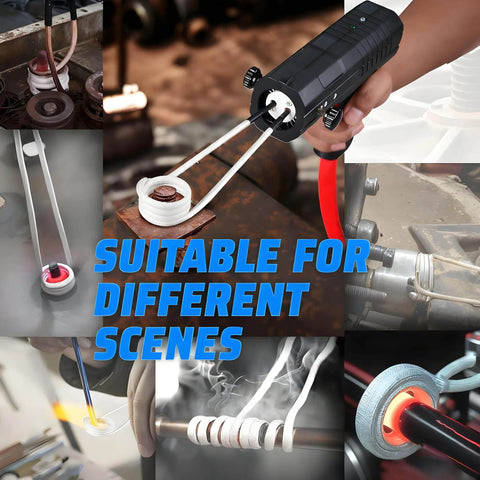 Professional Grade Magnetic Induction Heater That Will Kick Serious Rust Loose 1800W Flameless Heating Tool for stripped bolts in use