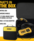On The Go Portable EV Charger For Tesla Level 1 And 2, 12 To 16 Amp, Indoor Outdoor CSA Certified, NACS Compatible in open bag